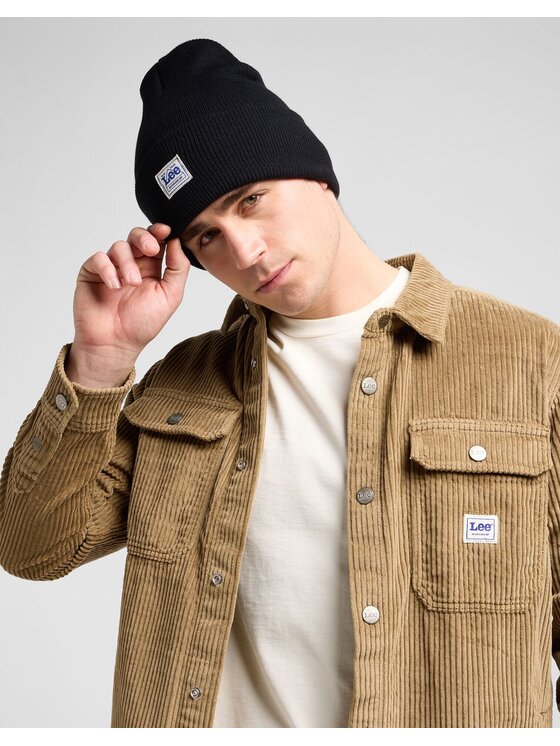 Lee Lee Czapka WORKWEAR BEANIE Czarny