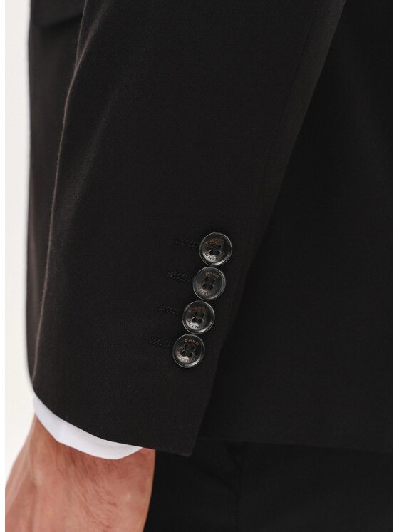 Pako Lorente Pako Lorente Marynarka P25BN-3X-003 Czarny Slim Fit