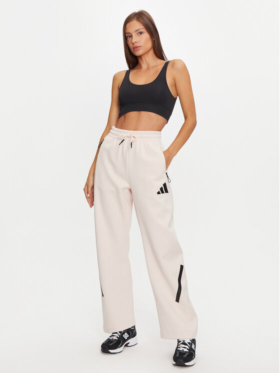 adidas adidas Долнище анцуг Z.N.E. Barrel JF4780 Розов Loose Fit
