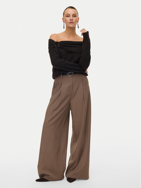 Vero Moda Vero Moda Džemper Lovely 10336698 Smeđa Regular Fit