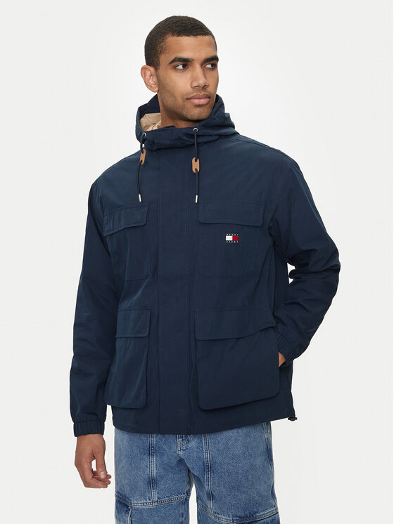 Tommy Jeans Parka Utility DM0DM18905 Tumši zils Regular Fit