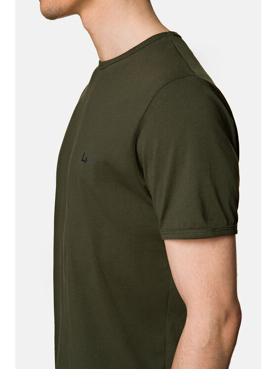 Lancerto Lancerto T-Shirt Daniel TS124121000032 Zielony Regular Fit