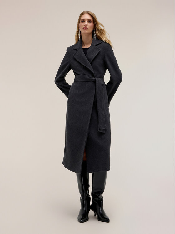 Motivi Motivi Cappotto invernale 0080Q000728N023 Grigio Regular Fit
