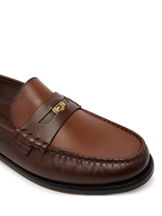 Tommy Hilfiger Tommy Hilfiger Mokasyny Penny Crust FM0FM05836 Brązowy