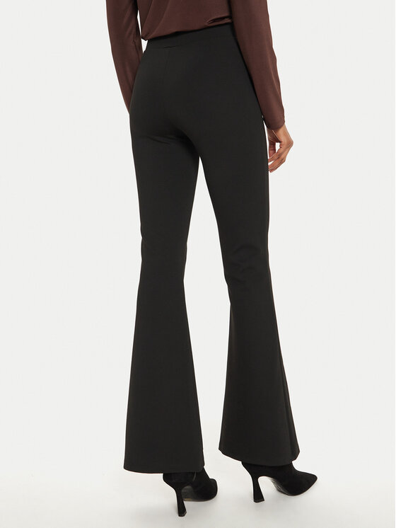 Gina Tricot Gina Tricot Παντελόνι υφασμάτινο 23986 Μαύρο Flare Fit