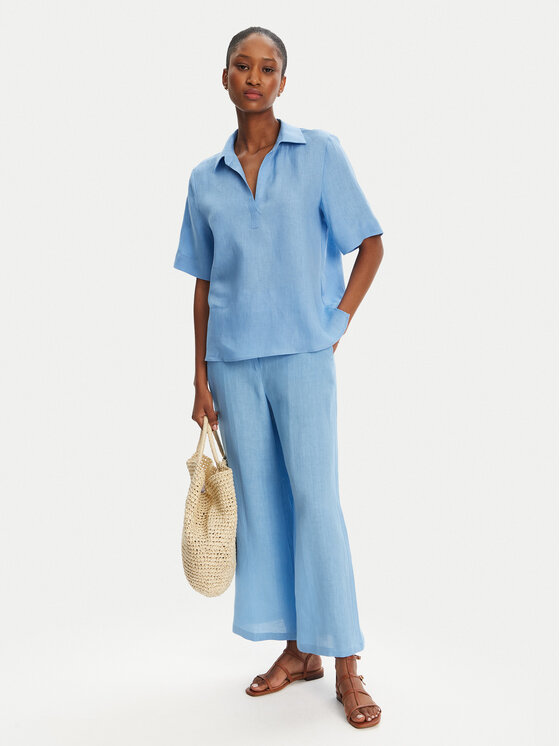 Marella Marella Bluza Nave 2515111032 Svetlo modra Regular Fit