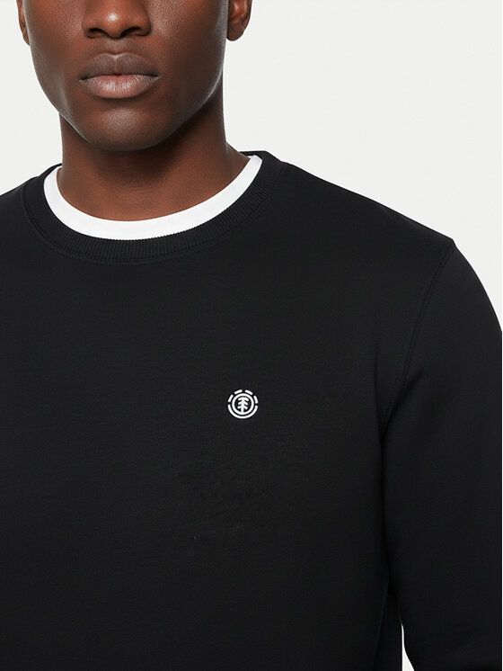 Element Element Mikina Icon Embroidery CR ELYFT00197 Černá Regular Fit