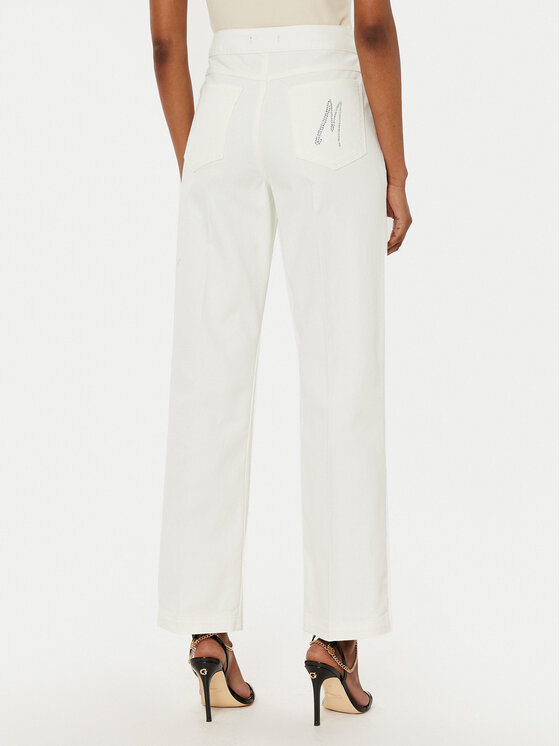 Marciano Guess Marciano Guess Pantaloni di tessuto 4BGA02 7173A Écru Regular Fit