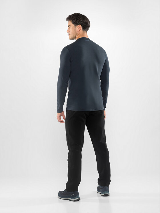 Viking Viking Longsleeve Escalante Granatowy Regular Fit