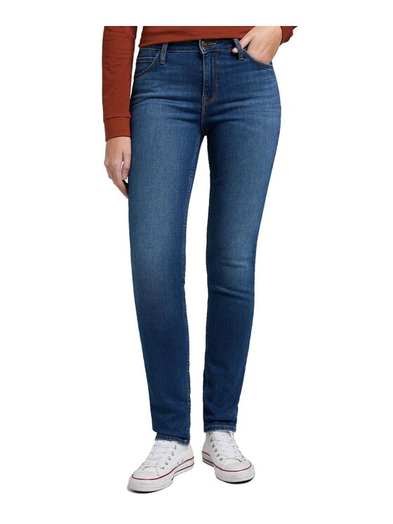 Lee Lee Jeansy Elly Niebieski Straight Leg
