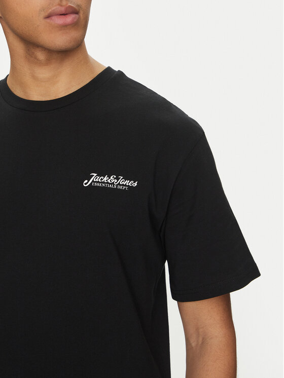 Jack & Jones Jack & Jones Komplet t-shirt i szorty sportowe Beau 12277466 Czarny Relaxed Fit