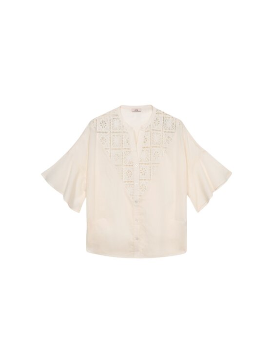 Oltre Oltre Camicia 5202J000756N002 Bianco Over Fit