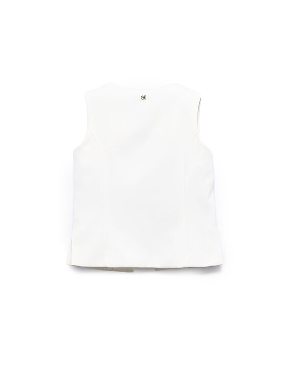 Abel & Lula Abel & Lula Kamizelka 5176 Biały Regular Fit