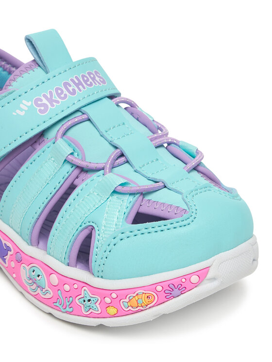 Skechers Skechers Sandále Play Scene Splash - Cute Crew 303162N/TQLV Modrá