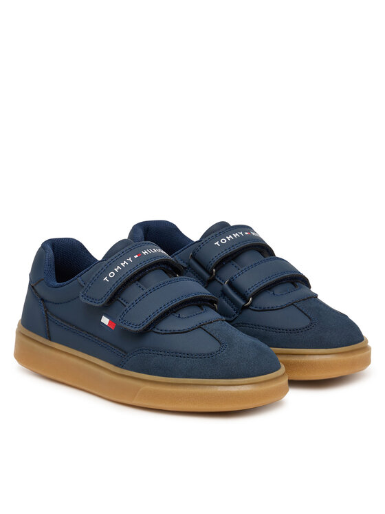 Tommy Hilfiger Tommy Hilfiger Sneakersy Low Cut Velcro Sneaker T1X9-35219-1269 S Granatowy