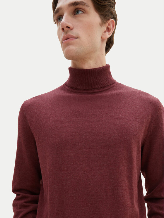 Tom Tailor Tom Tailor Rolák 1038202 Bordová Regular Fit