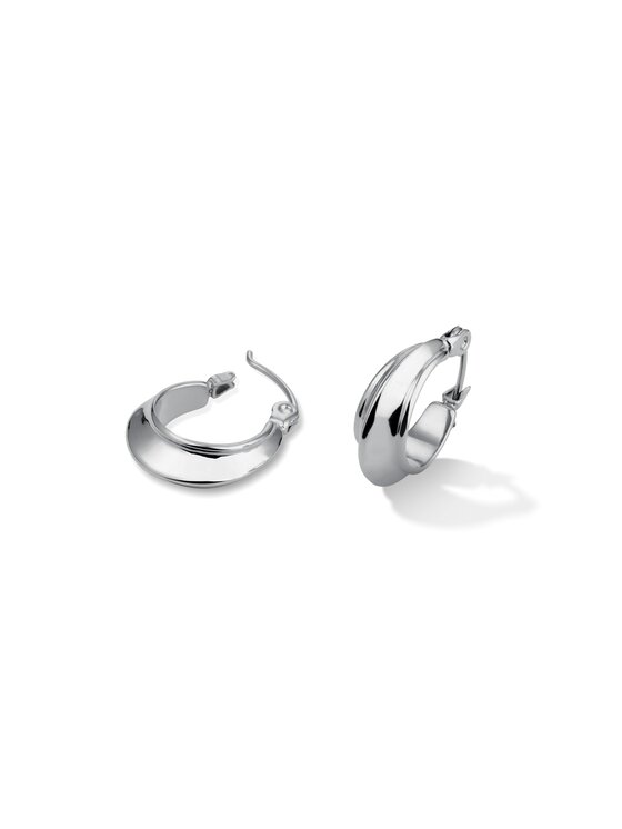 Rosefield Rosefield Kolczyki Sphere Hoops Srebrny