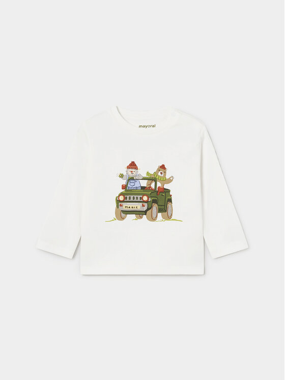 Mayoral Mayoral Bluse 2034 Écru Regular Fit