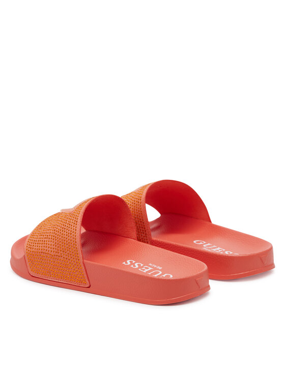 Guess Guess Klapki E4GZ25BB00F Pomarańczowy