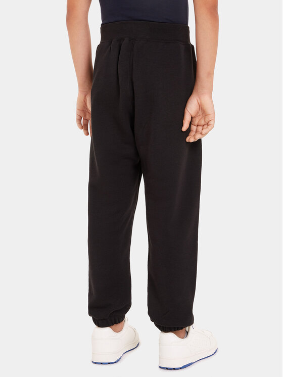 Calvin Klein Jeans Calvin Klein Jeans Spodnji del trenirke Intrasia Logo IB0IB02081 Črna Regular Fit