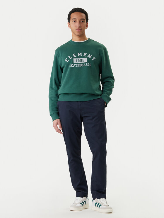 Element Element Pulóver Home Team Cr ELYSF00299 Zöld Regular Fit