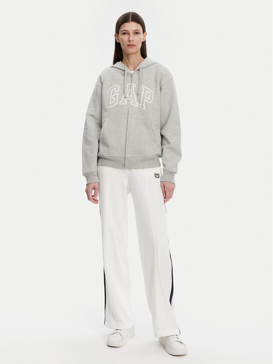 Gap Gap Majica dugih rukava 678782-12 Siva Regular Fit