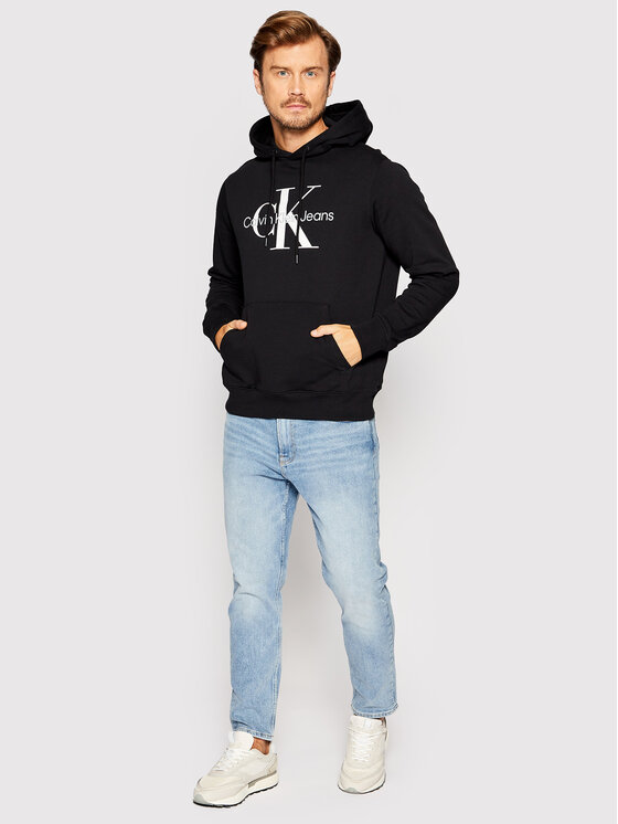 Calvin Klein Jeans Calvin Klein Jeans Mikina J30J320934 Černá Regular Fit