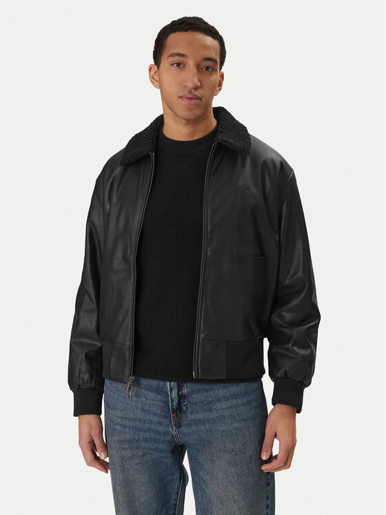 Calvin Klein Jeans Calvin Klein Jeans Tehisnahast jope LV04RE403G Must Regular Fit