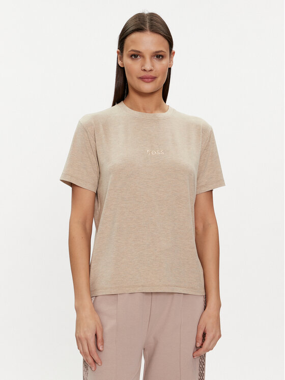 BOSS Boss Tričko Select 50515539 Béžová Regular Fit
