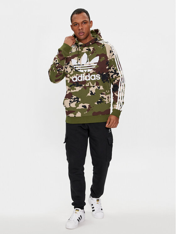 Adidas camo hoodie junior best sale