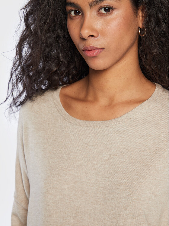Moss Copenhagen Moss Copenhagen Kötött ruha Rachelle 16172 Bézs Regular Fit