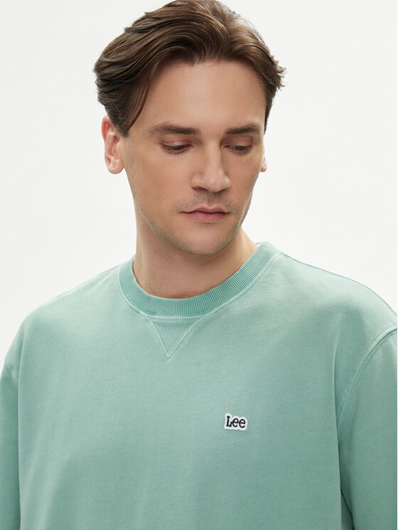 Lee Lee Felpa Plain 112349100 Verde Regular Fit