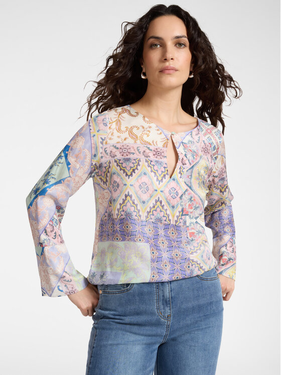 Elena Mirò Elena Mirò Bluzka 2161P100222N043 Fioletowy A-Line Fit