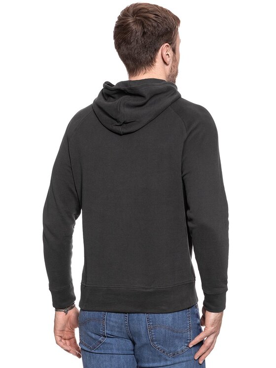 Mustang Mustang Felpa APPLICATION HOODIE Grigio Regular Fit