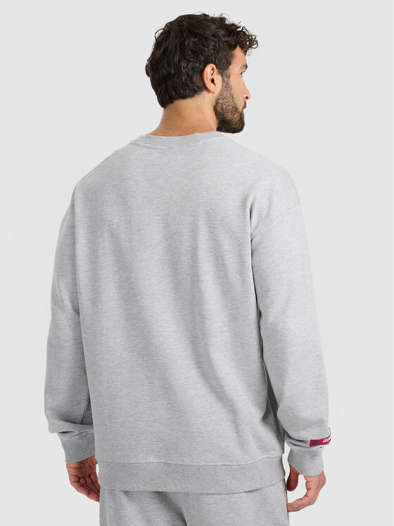 4F 4F Bluza VICTORY FIT Szary jasny Regular Fit