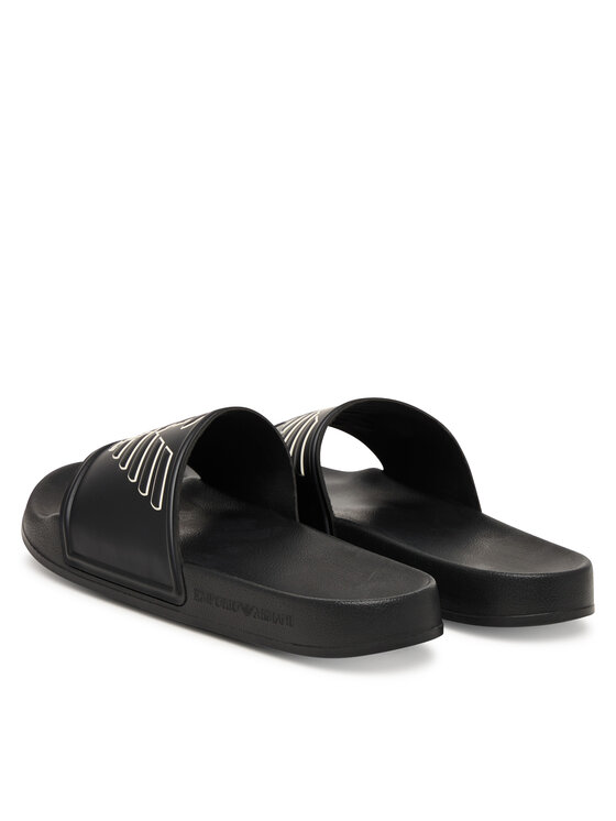 Emporio Armani Emporio Armani Klapki EX000042 AF22189 MZ680 Czarny