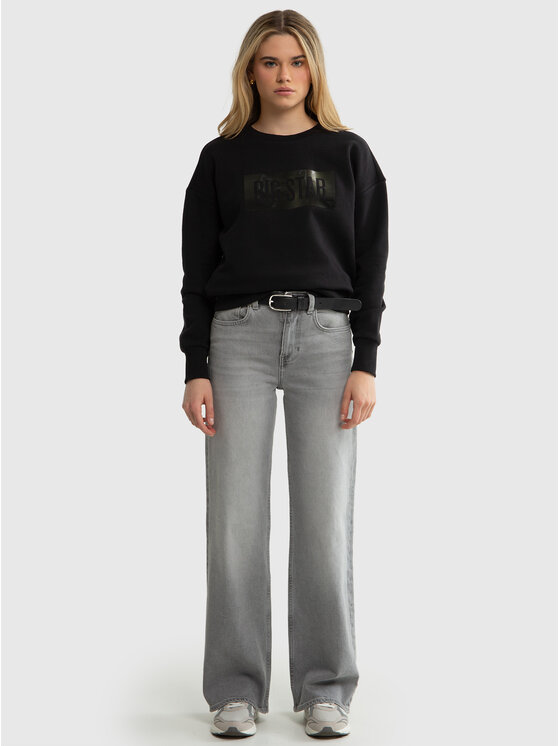 BIG STAR BIG STAR Bluza ONEIDEA Czarny Basic Fit