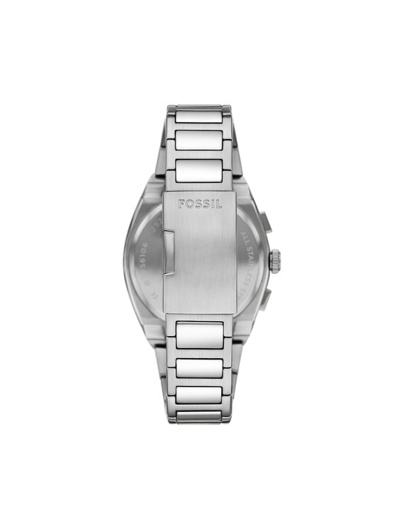 Fossil Fossil Zegarek Everett Chronograph FS6104 Srebrny