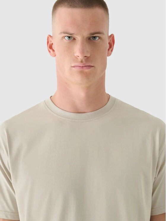 4F 4F T-Shirt 4FRSS24TTSHM2543-83S Καφέ Oversize