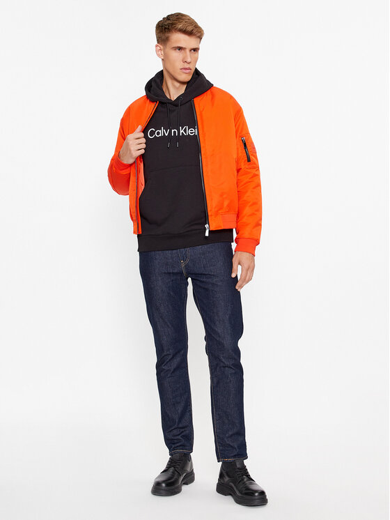 Calvin Klein Calvin Klein Džemperis Hero K10K111345 Juoda Regular Fit