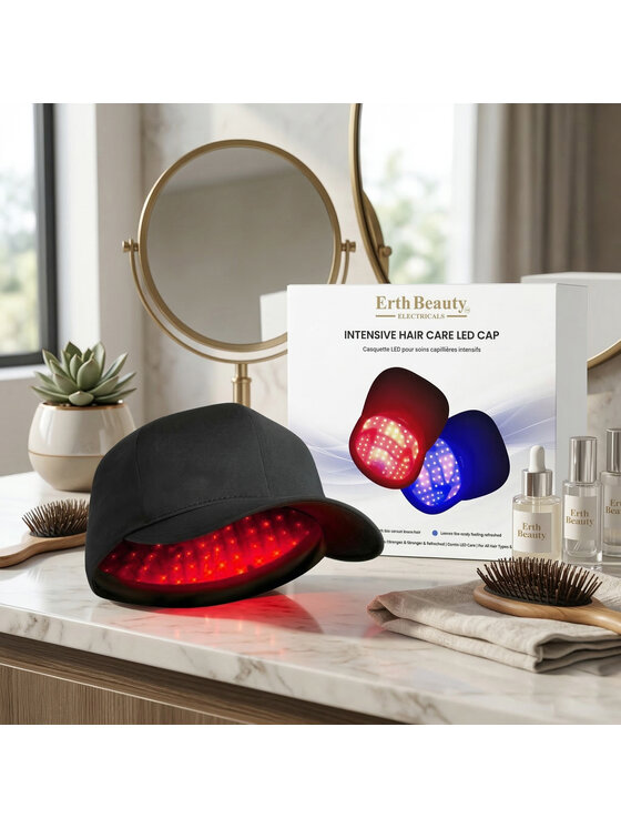 Erthskin London Erthskin London CZEPEK LED DO INTENSYWNEJ PIELĘGNACJI WŁOSÓW Zestaw do pielęgnacji włosów
