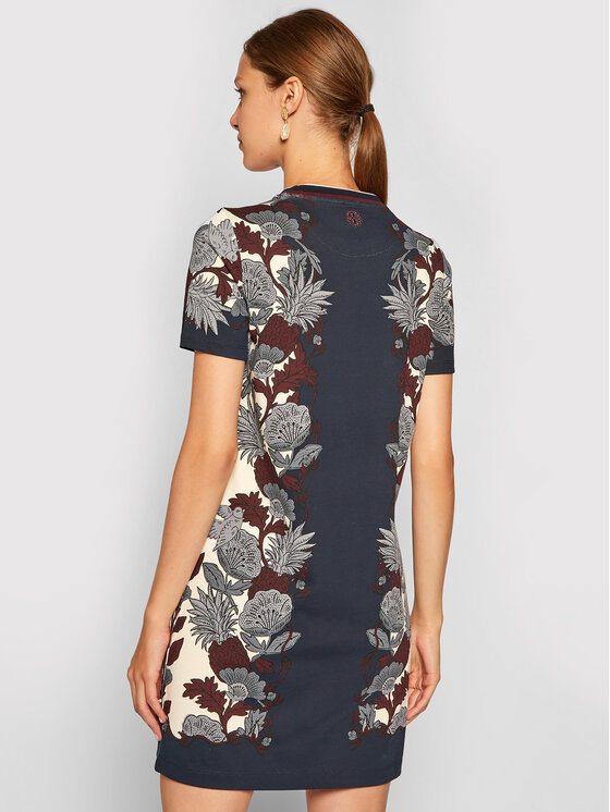 Tory Burch Tory Burch Robe de jour Printed 73622 Bleu marine Regular Fit