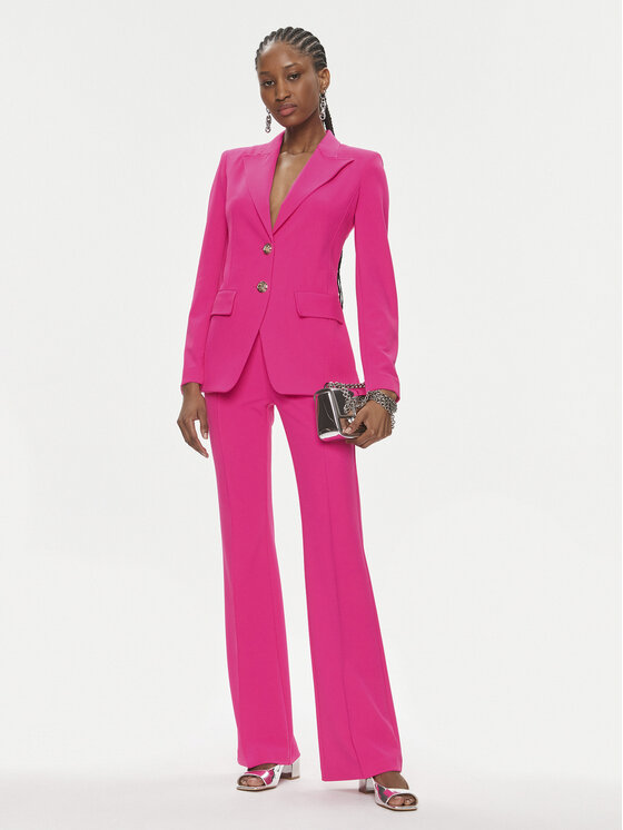 Liu Jo Liu Jo Pantaloni di tessuto CA4137 J1930 Rosa Flare Fit