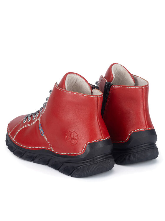 Rieker Rieker Trzewiki 55020-33 Czerwony