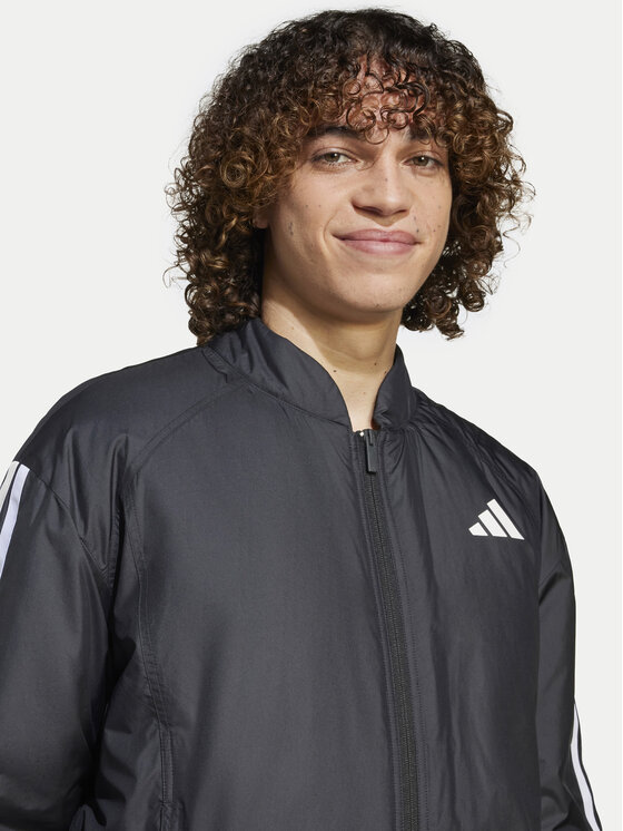 adidas adidas Bomber jakna Essentials 3-Stripes JD1294 Črna Loose Fit