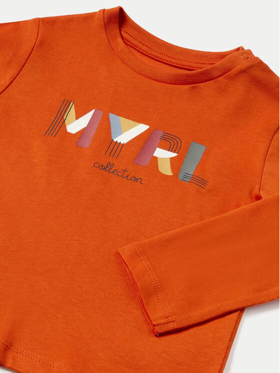 Mayoral Mayoral Bluza 108 Oranžna Regular Fit