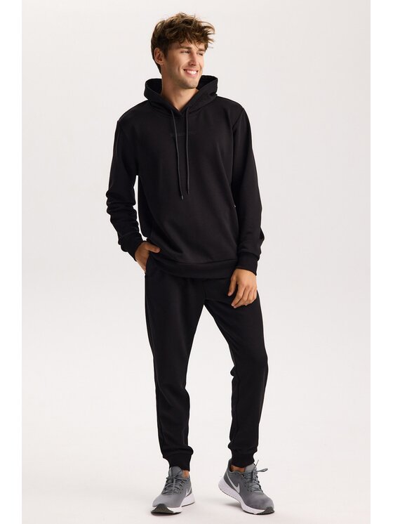 ROUGH RADICAL ROUGH RADICAL Bluza COTTON ACTIVE HOODIE MEN Czarny Regular Fit