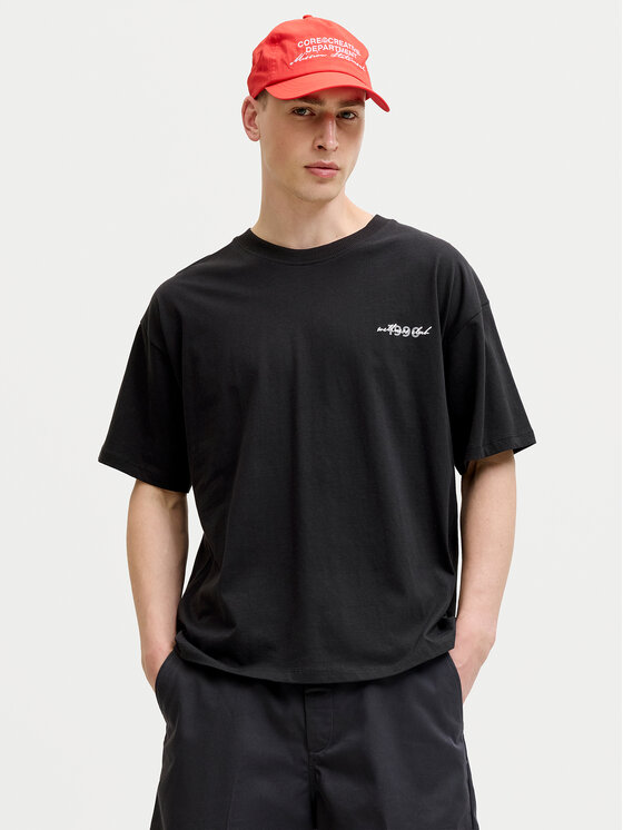 Jack & Jones Tricou Eterna 12295544 Negru Loose Fit