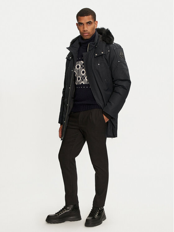 Moose Knuckles Moose Knuckles Pehelykabát M32MP261SX Sötétkék Regular Fit