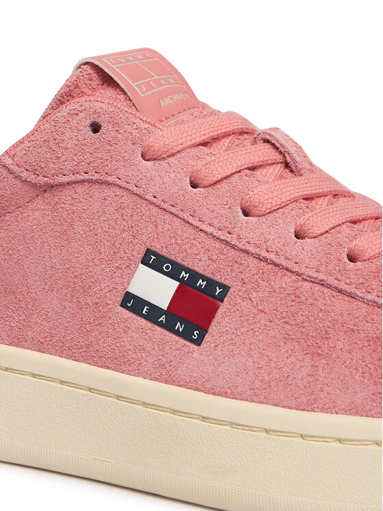 Tommy Jeans Tommy Jeans Tossud Logo Suede Archive EN02985 Roosa
